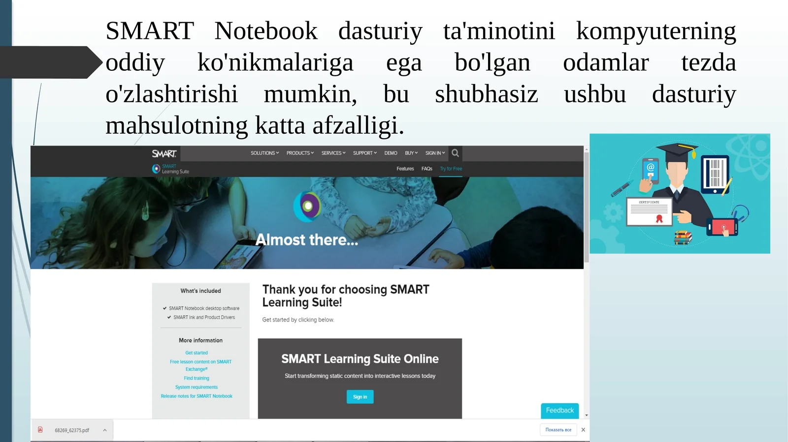 SMART Notebook dasturiy ta'minoti