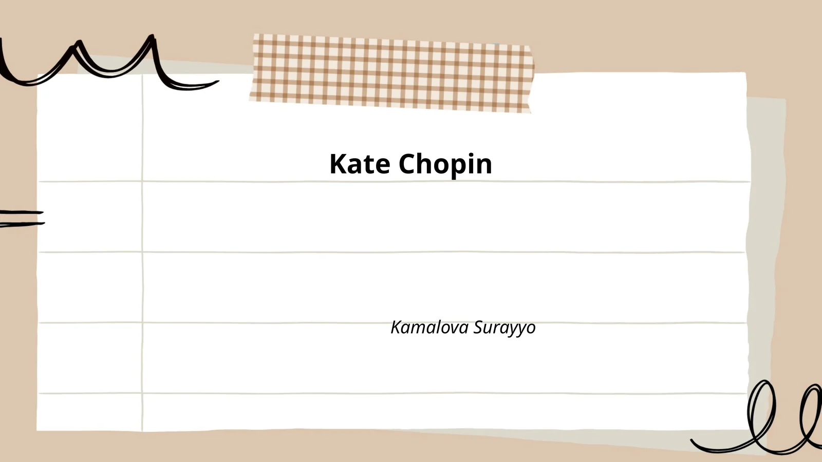 Kate Chopin
