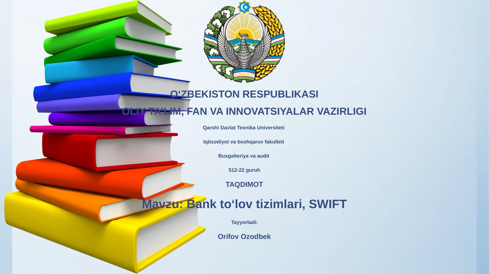 Bank toʻlov tizimlari, SWIFT