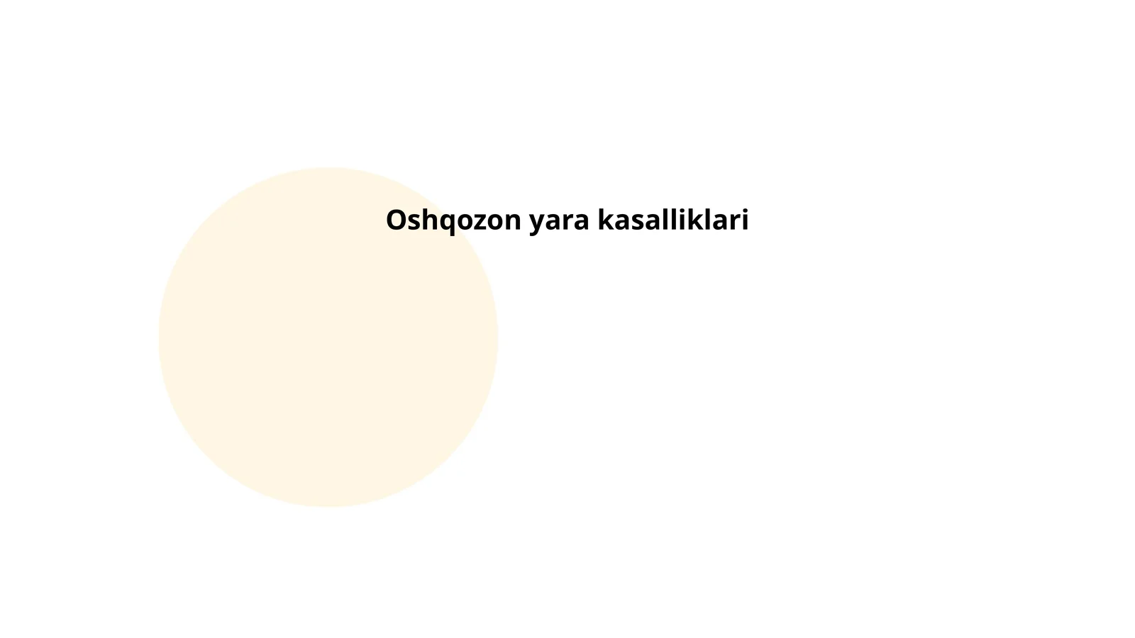 Oshqozon yara kasalliklari