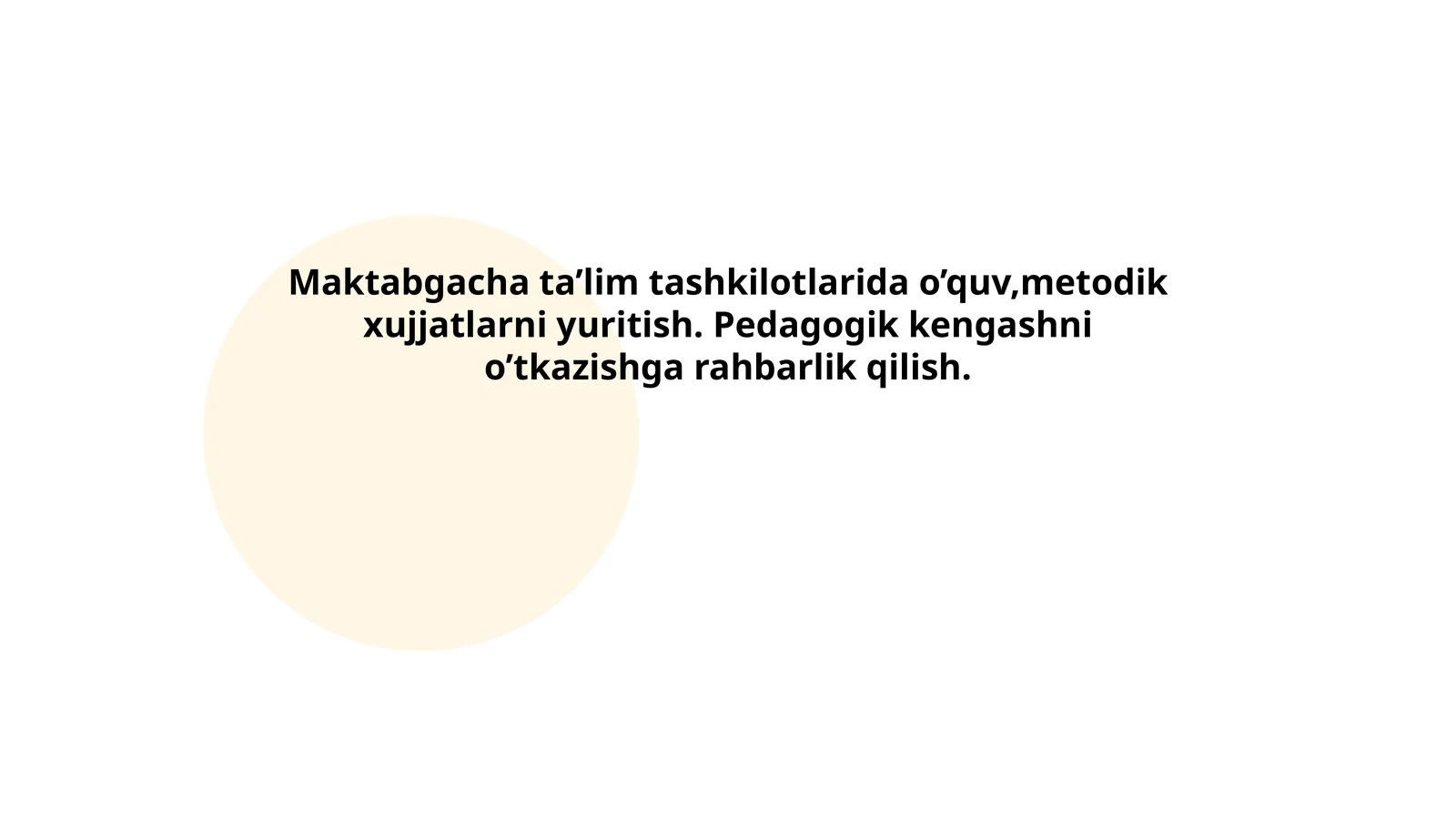 Maktabgacha ta'lim tashkilotlarida o'quv,metodik xujjatlarni yuritish