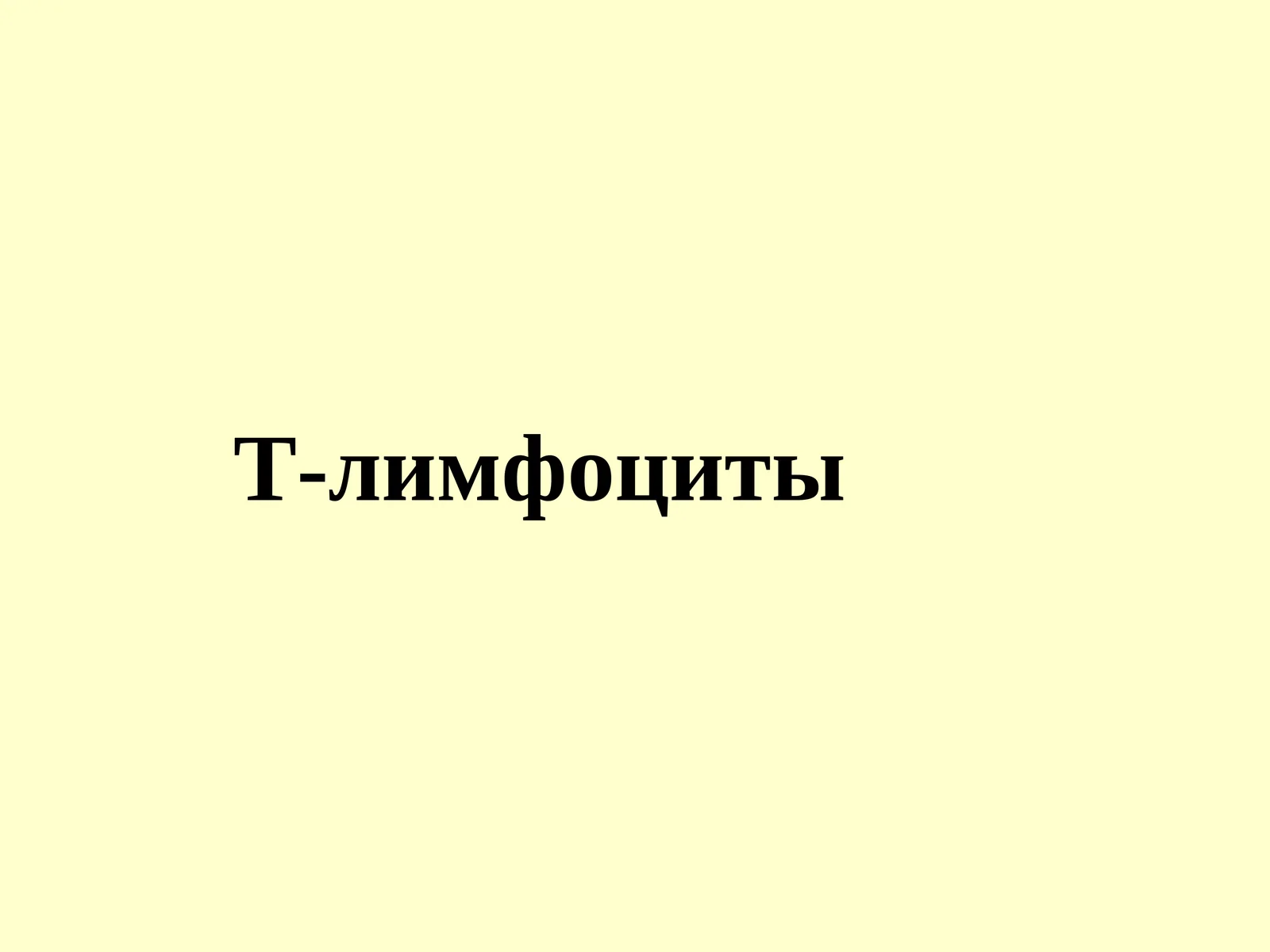 Т-лимфоциты