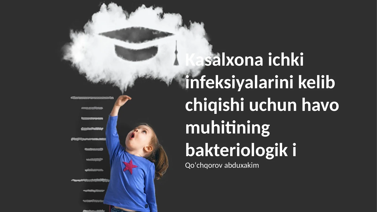 Kasalxona ichki infeksiyalarini kelib chiqishi uchun havo muhitining bakteriologik i