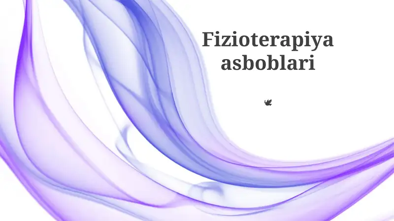 Fizioterapiya asboblari