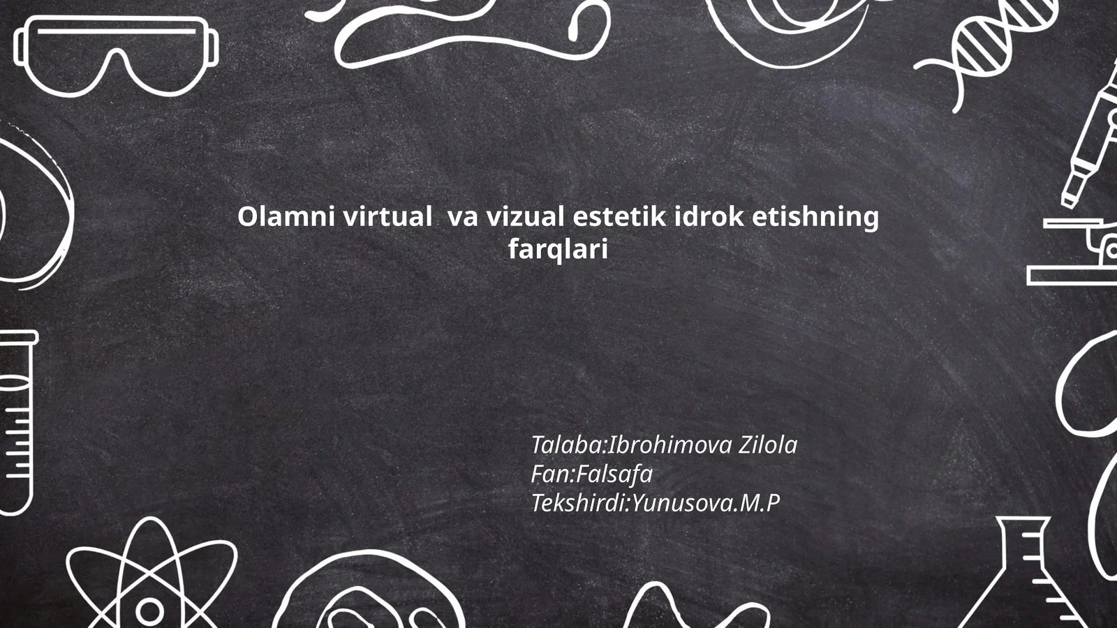 Olamni virtual va vizual estetik idrok etishning farqlari