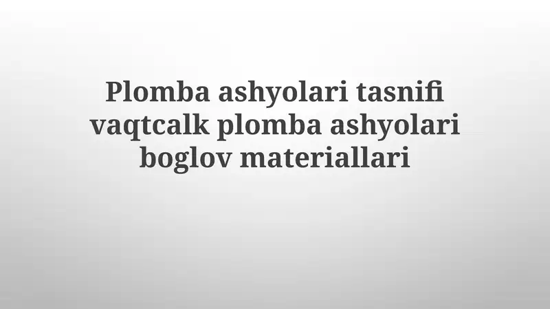 Kaltsiy gidroksidli materiallar