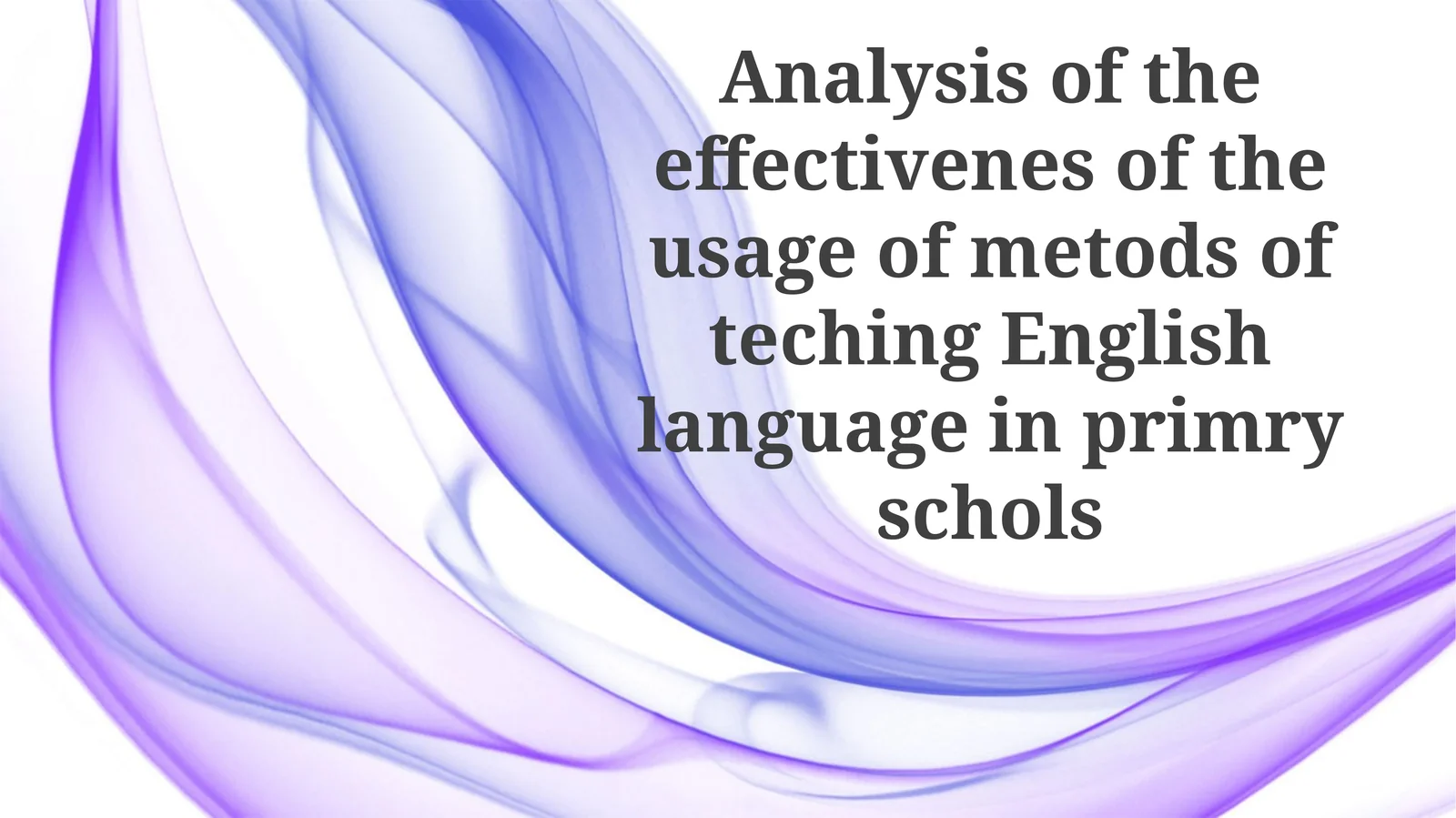 Introduction to English Language Teaching Methods