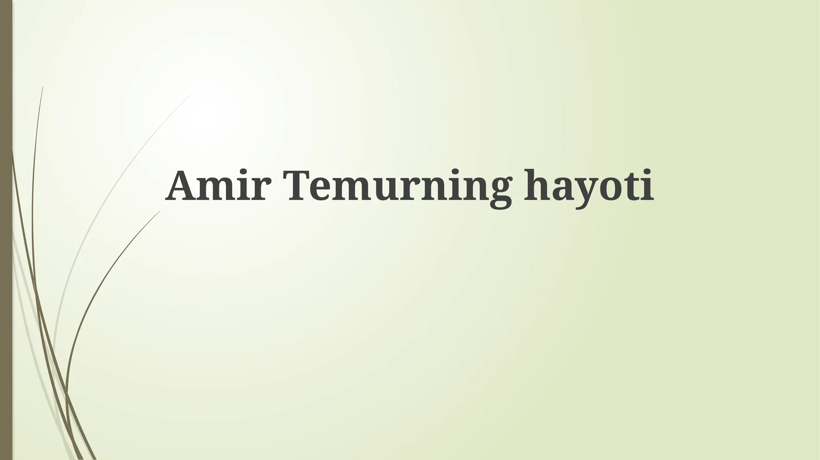 Amir Temur: Meros va xotirasi