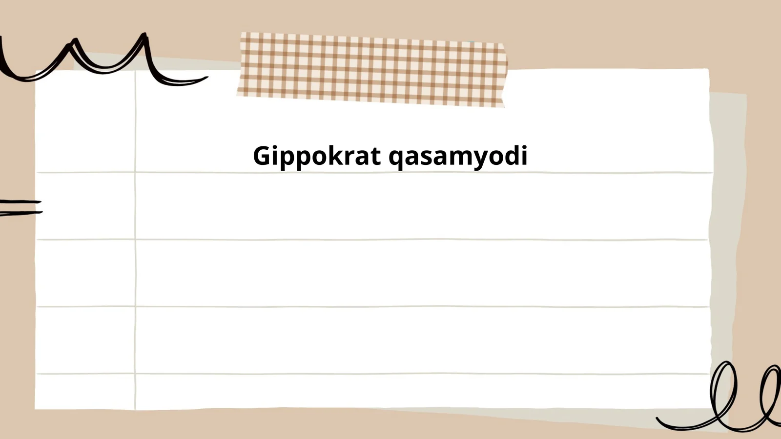 Gippokrat qasamyodi