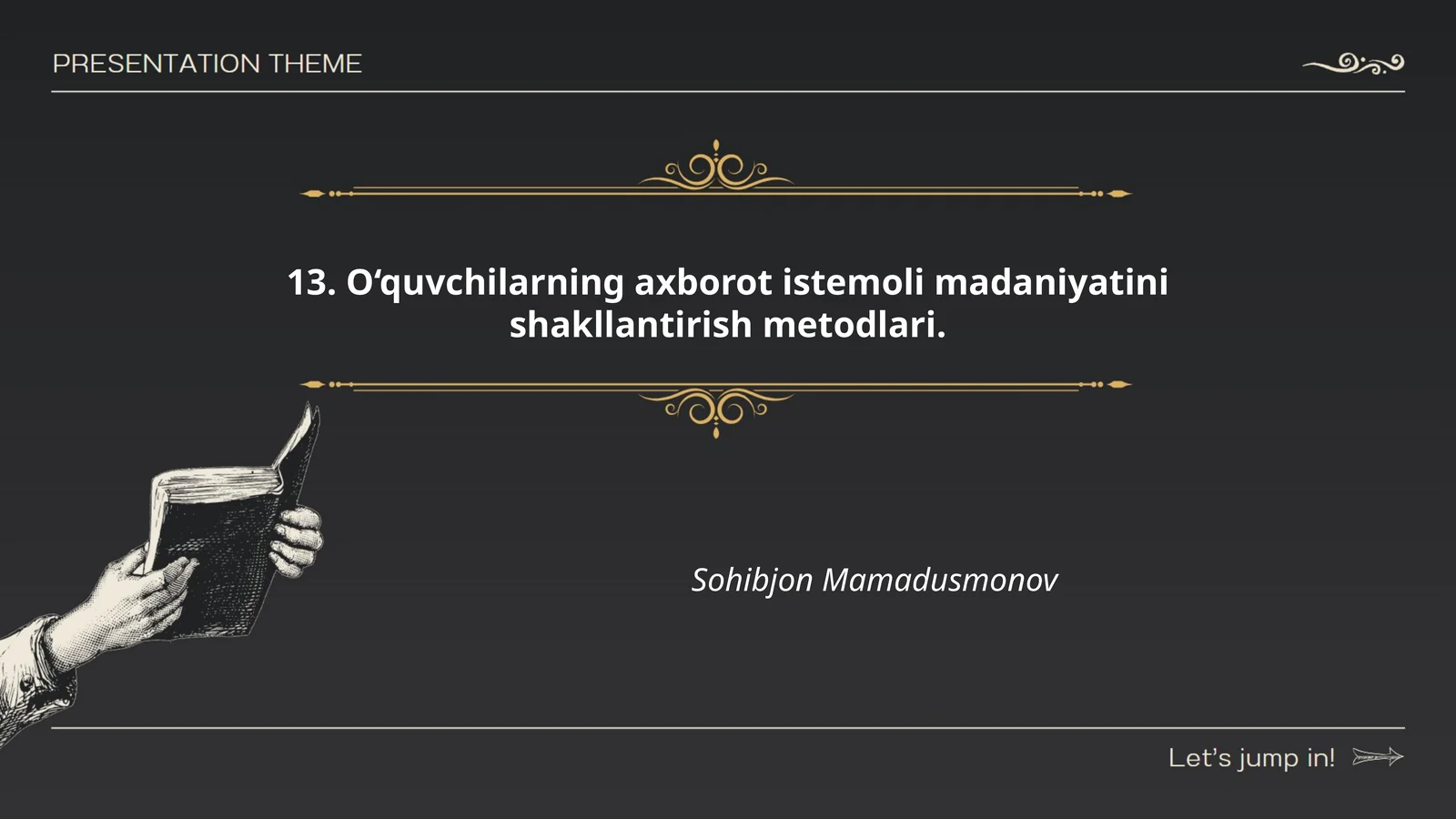 O‘quvchilarning axborot istemoli madaniyatini shakllantirish metodlari