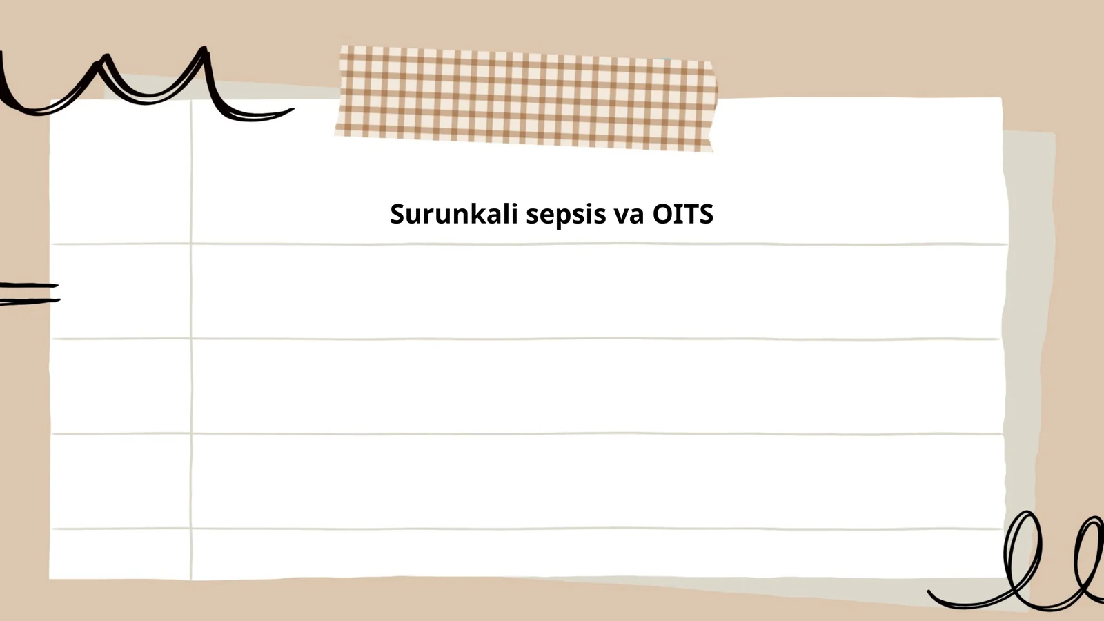 Surunkali sepsis va OITS