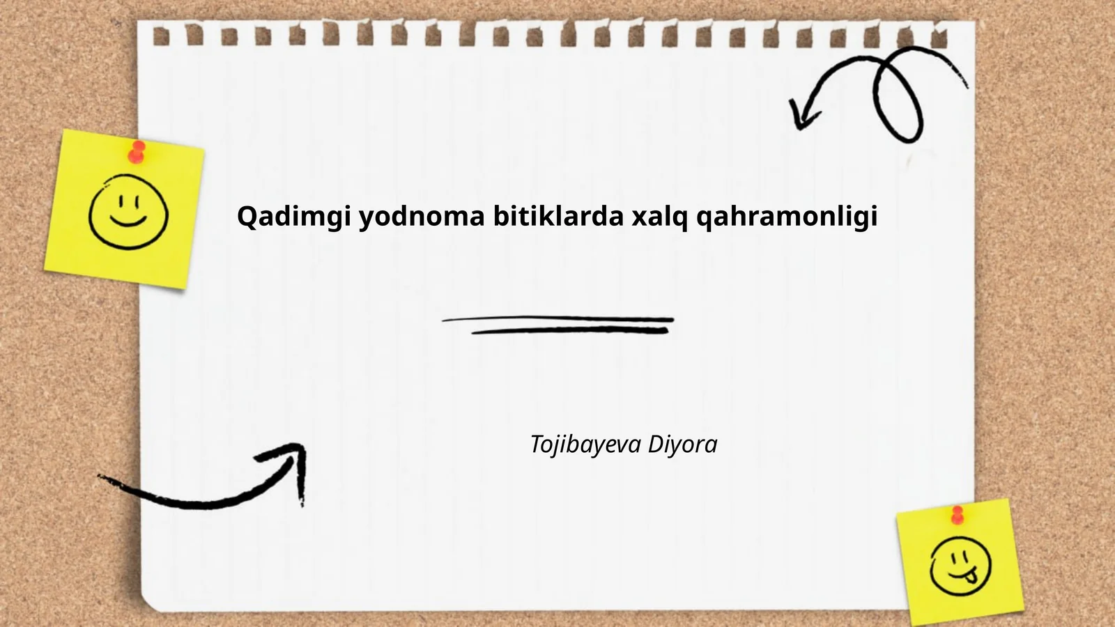 Qadimgi yodnoma bitiklarda xalq qahramonligi