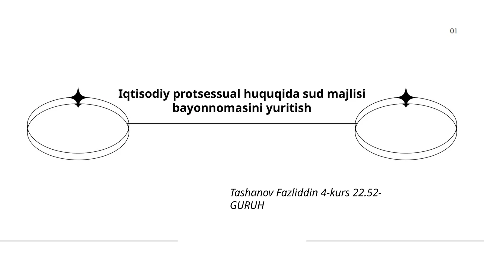 Sud majlisi bayonnomasini yuritish