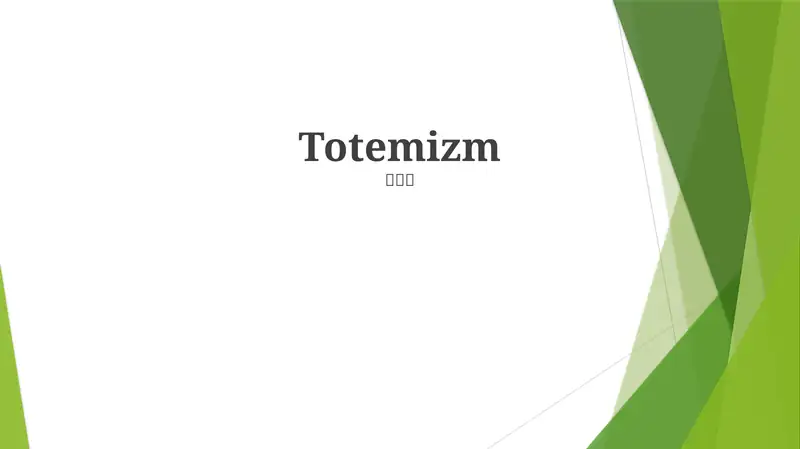 Totemizm