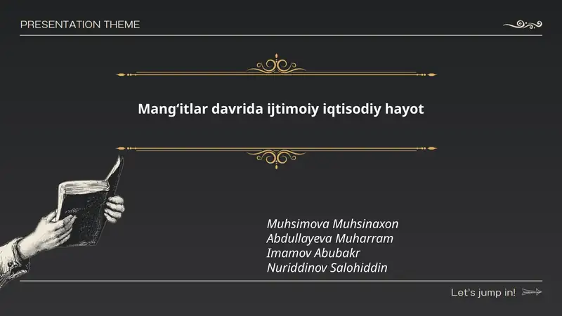 Mangʻitlar davrida ijtimoiy iqtisodiy hayot