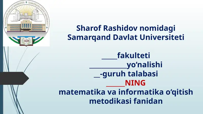 Hosila va uning ustida amallar