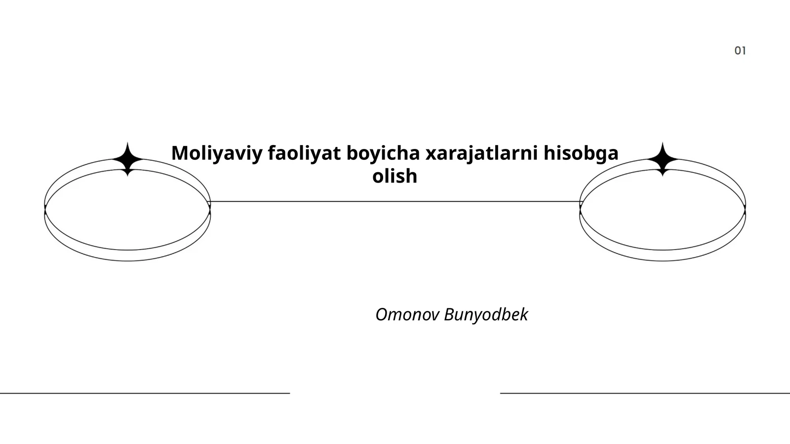 Moliyaviy faoliyat boyicha xarajatlarni hisobga olish
