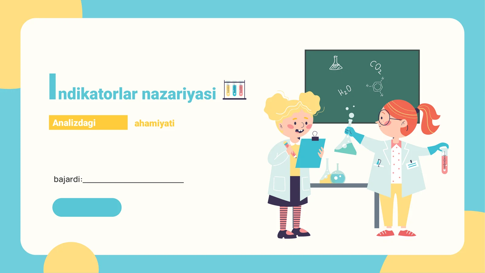 Indikatorlar nazariyasi Analizdagi ahamiyati