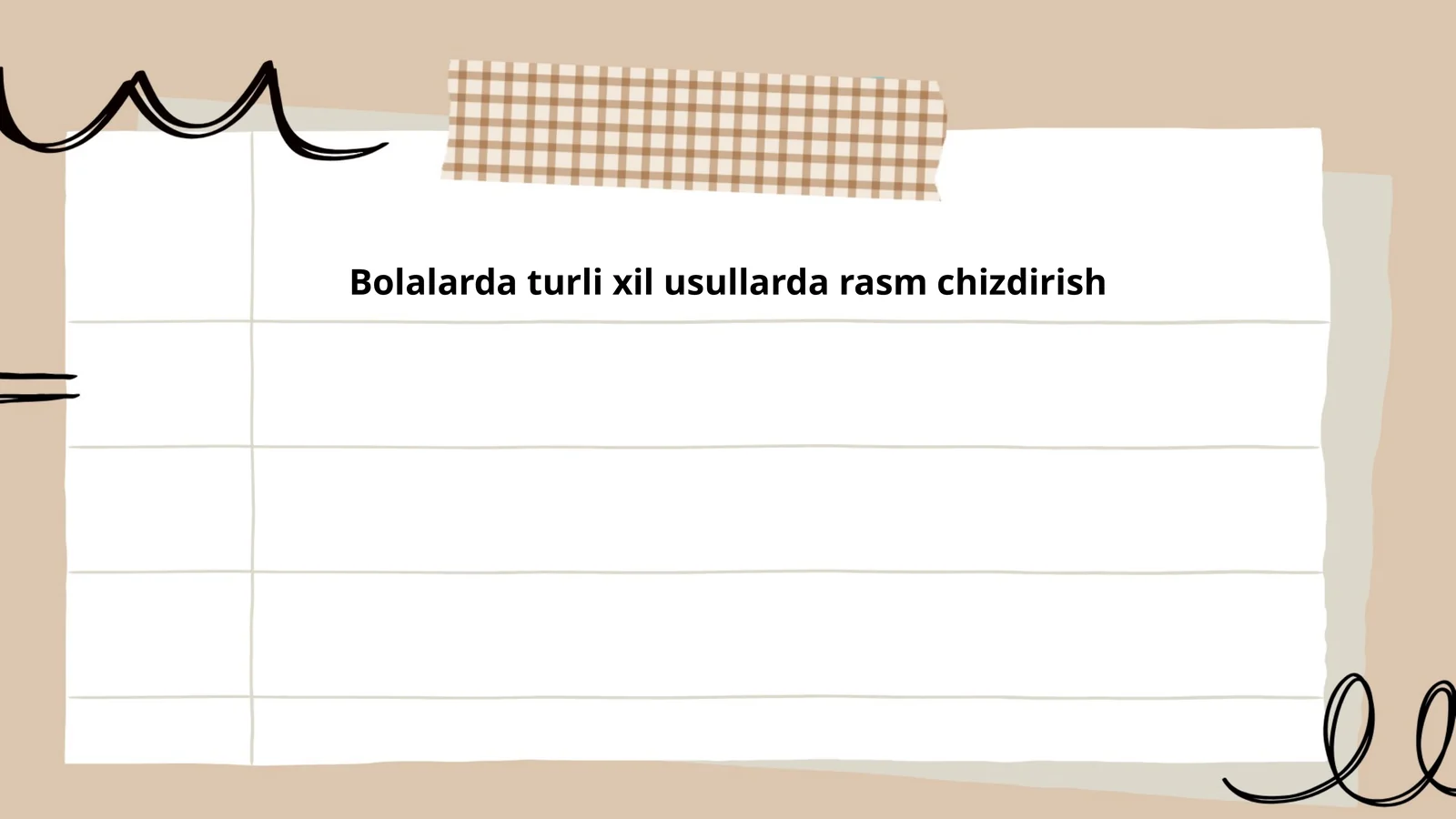 Halolik Rasm Bolalarda turli xil usullarda rasm chizdirish