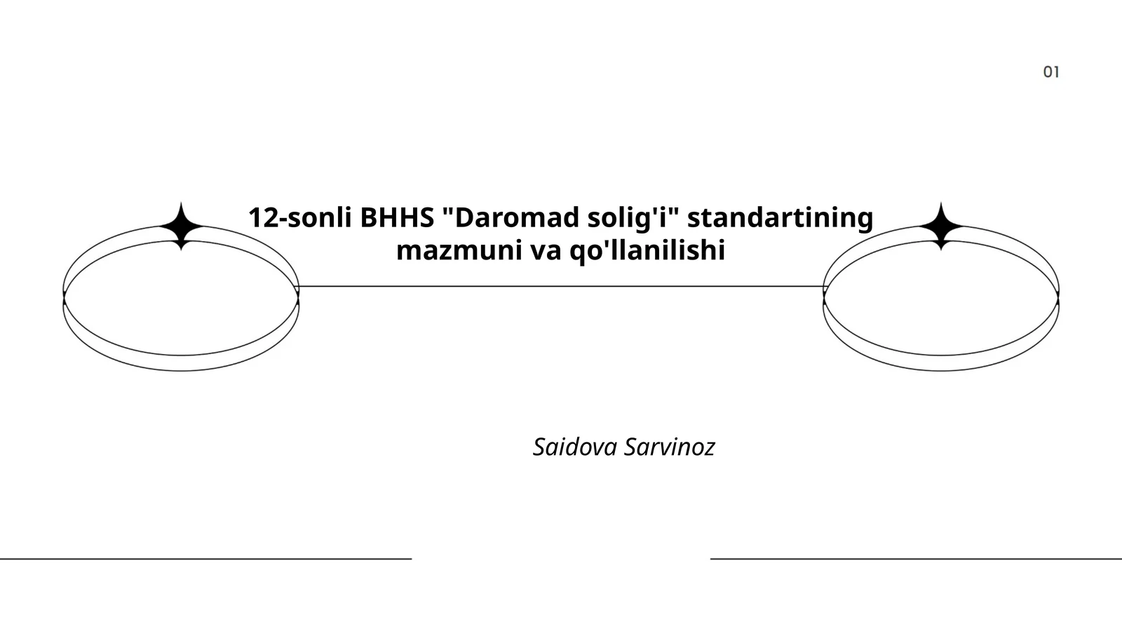 12-sonli BHHS "Daromad solig'i" standartining mazmuni va qo'llanilishi