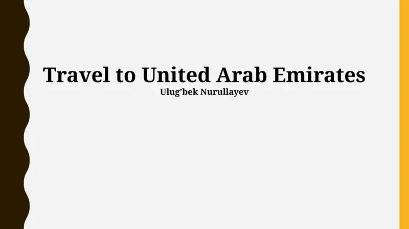 Planning Your UAE Adventure: Visa, Transportation & Budget