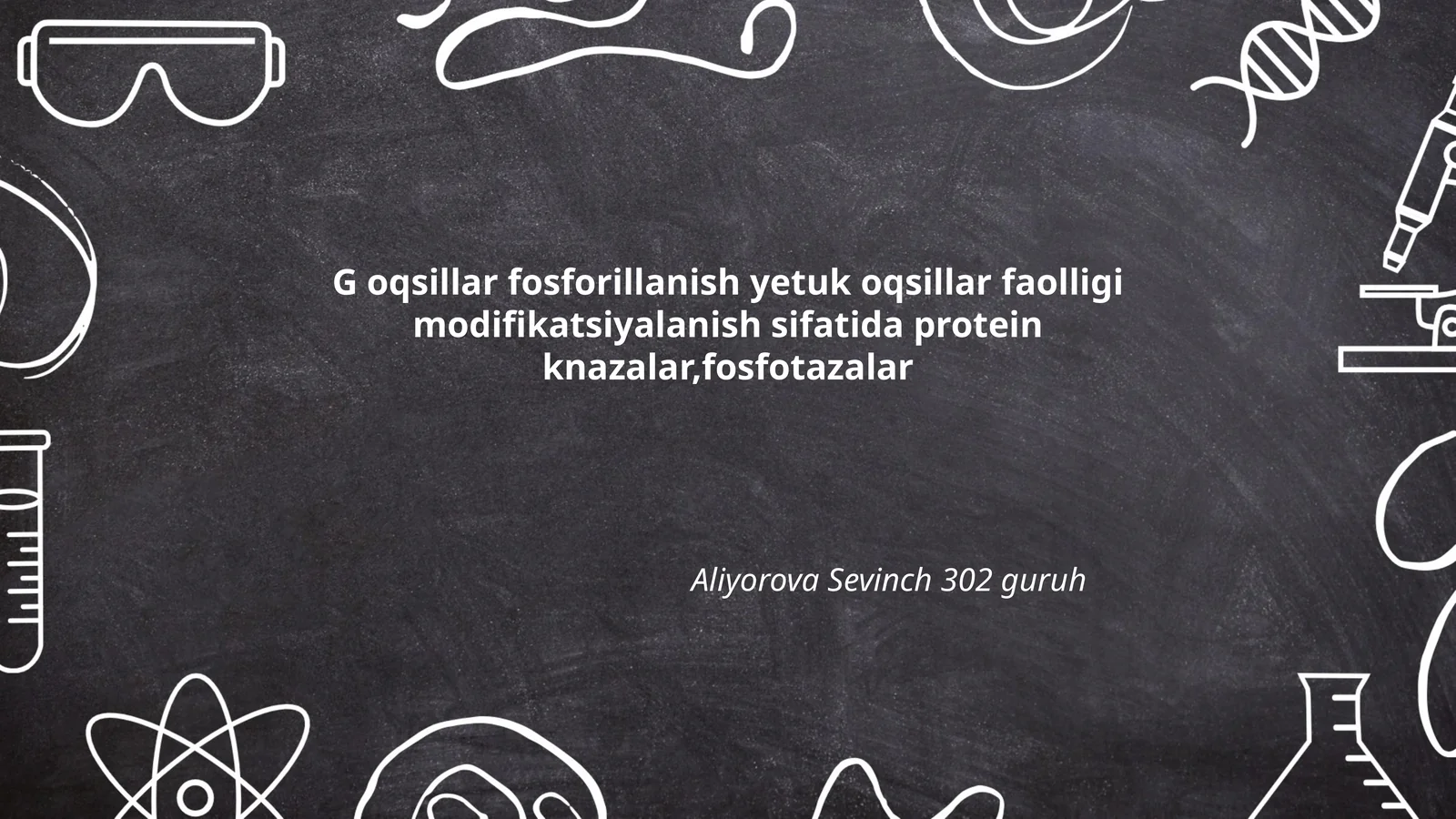 Oqsillar fosforillanish yetuk oqsillar faolligi modifikatsiyalanish sifatida protein knazalar,fosfotazalar