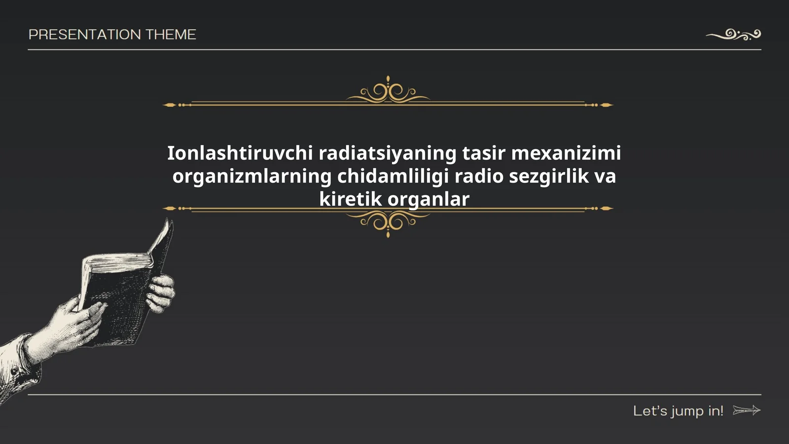 Ionlashtiruvchi radiatsiyaning tasir mexanizimi organizmlarning chidamliligi radio sezgirlik va kiretik organlar