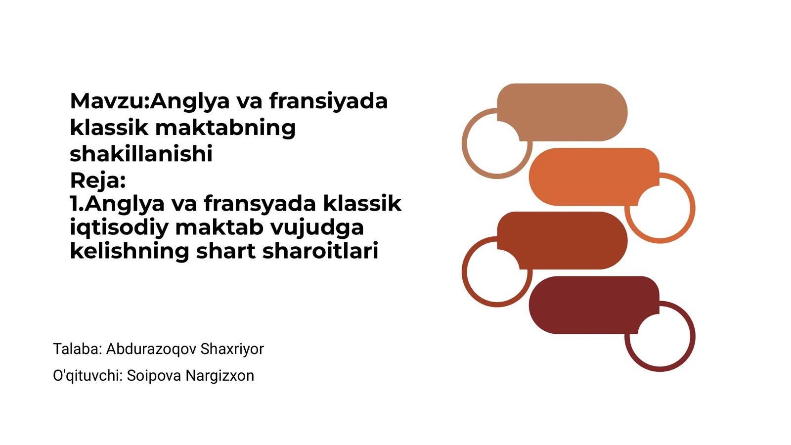 Angliya va fransiyada klassik maktabning shakillanishi