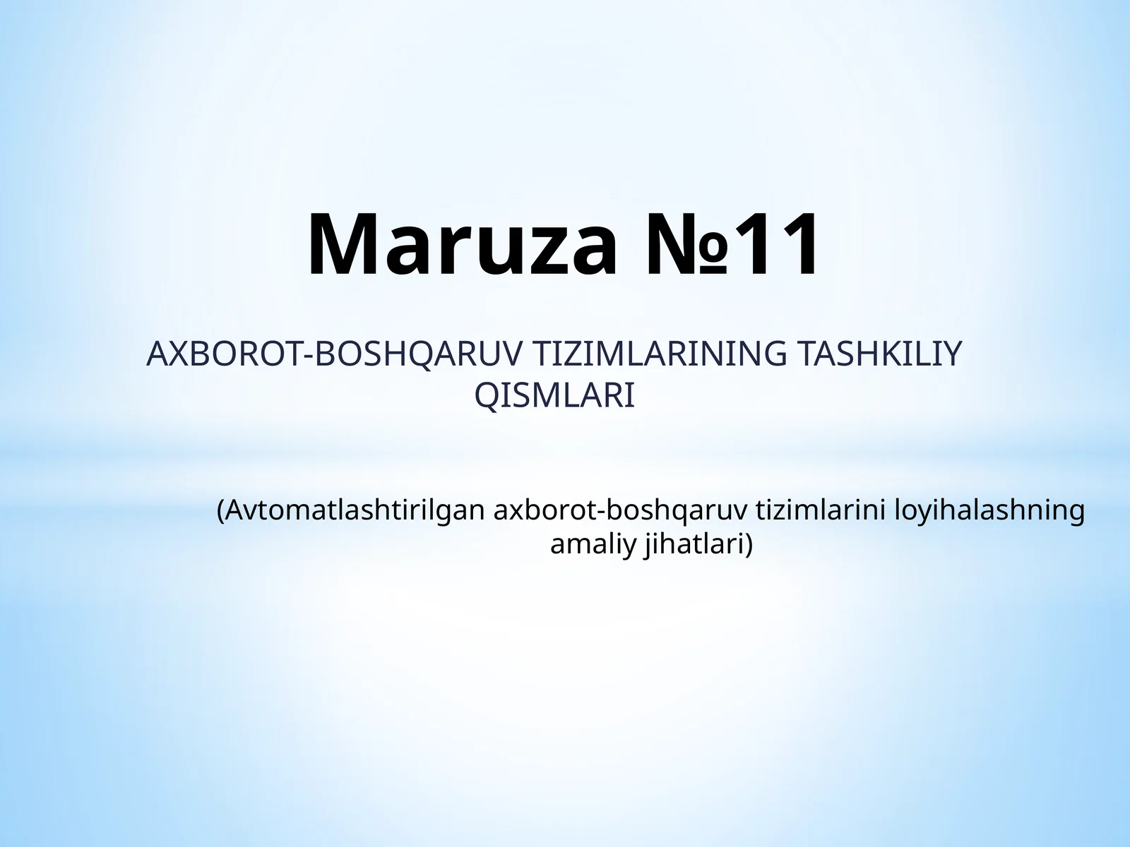 Maruza №11