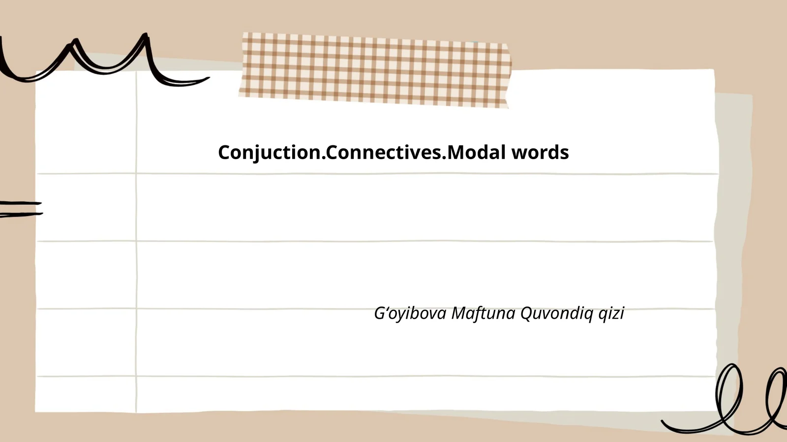Coordinating Conjunctions in English