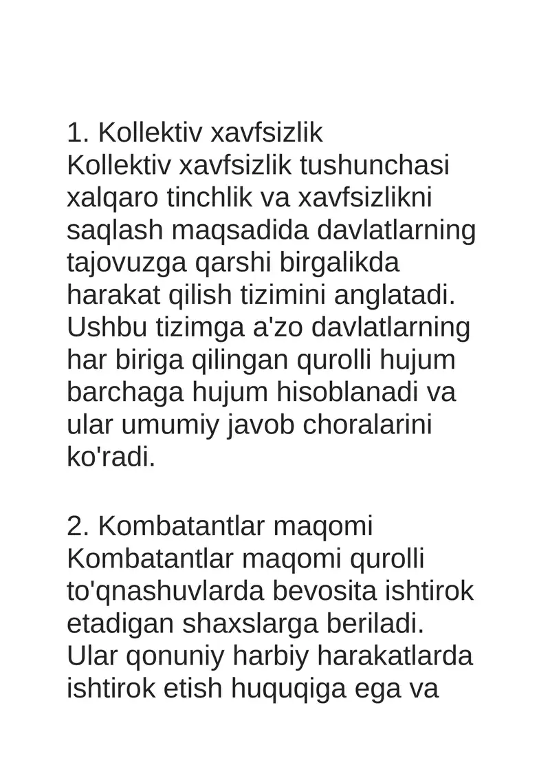 Kollektiv xavfsizlik