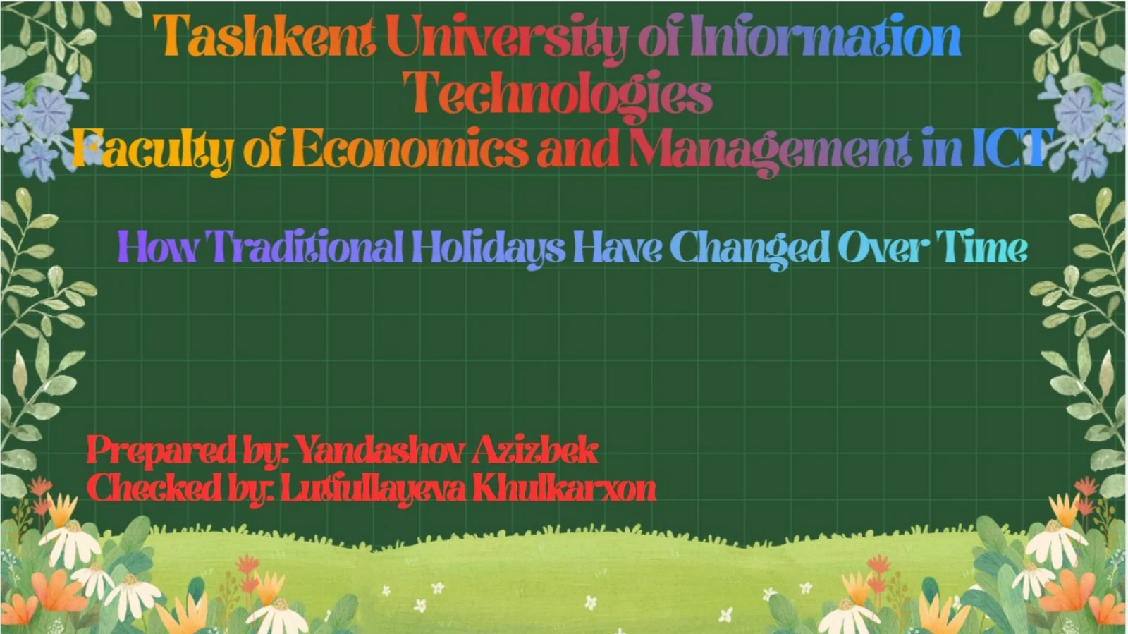 Traditional holidays in Uzbekistan