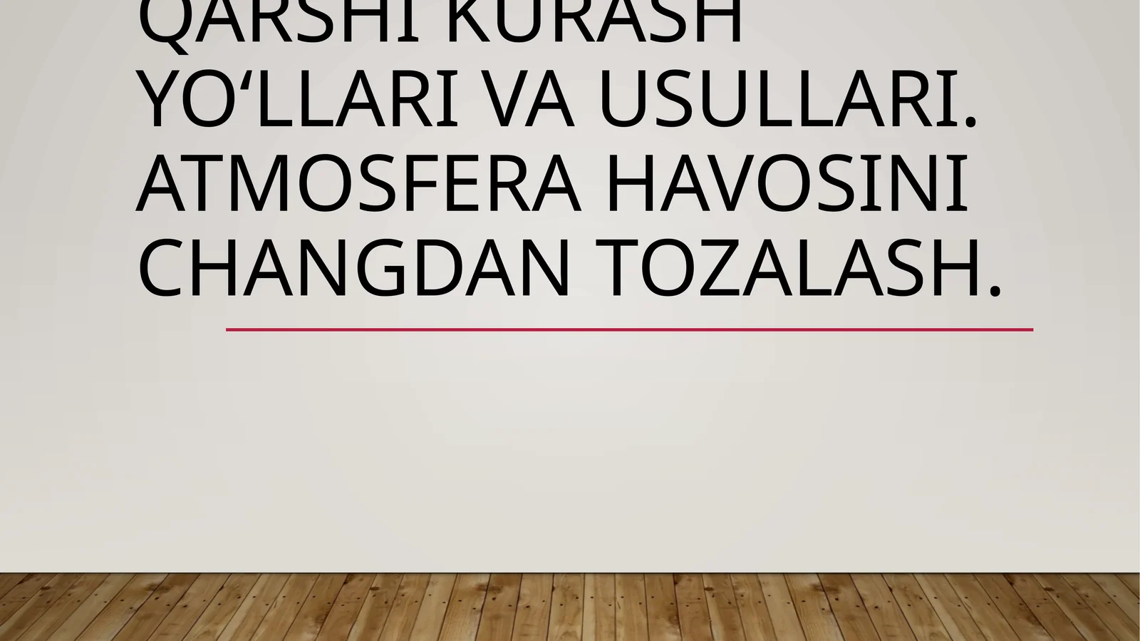 Ozon tuynugi muammosi