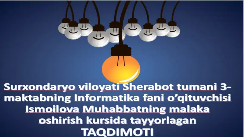 Yangi Texnologiyalarning Ta'siri