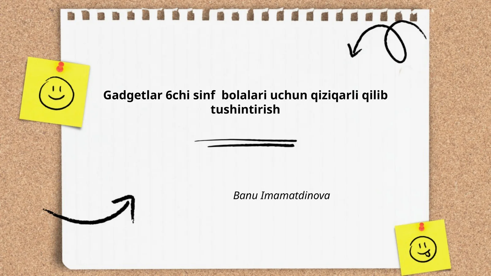 Gadgetlar 6chi sinf bolalari uchun qiziqarli qilib tushintirish