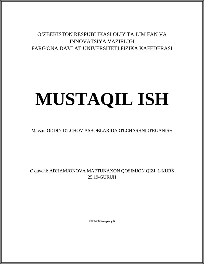 O'lchov birliklari: metr, santimetr va millimetr