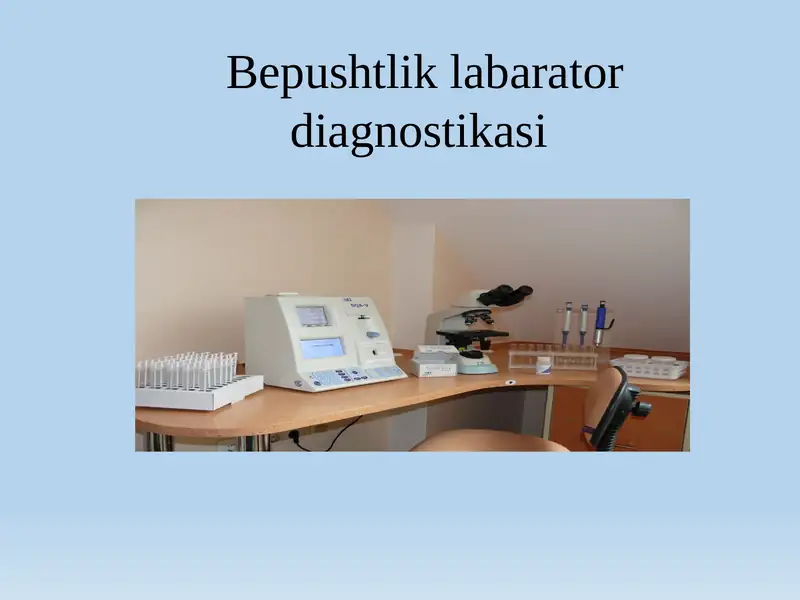Bepushtliklabaratordiagnostikasi