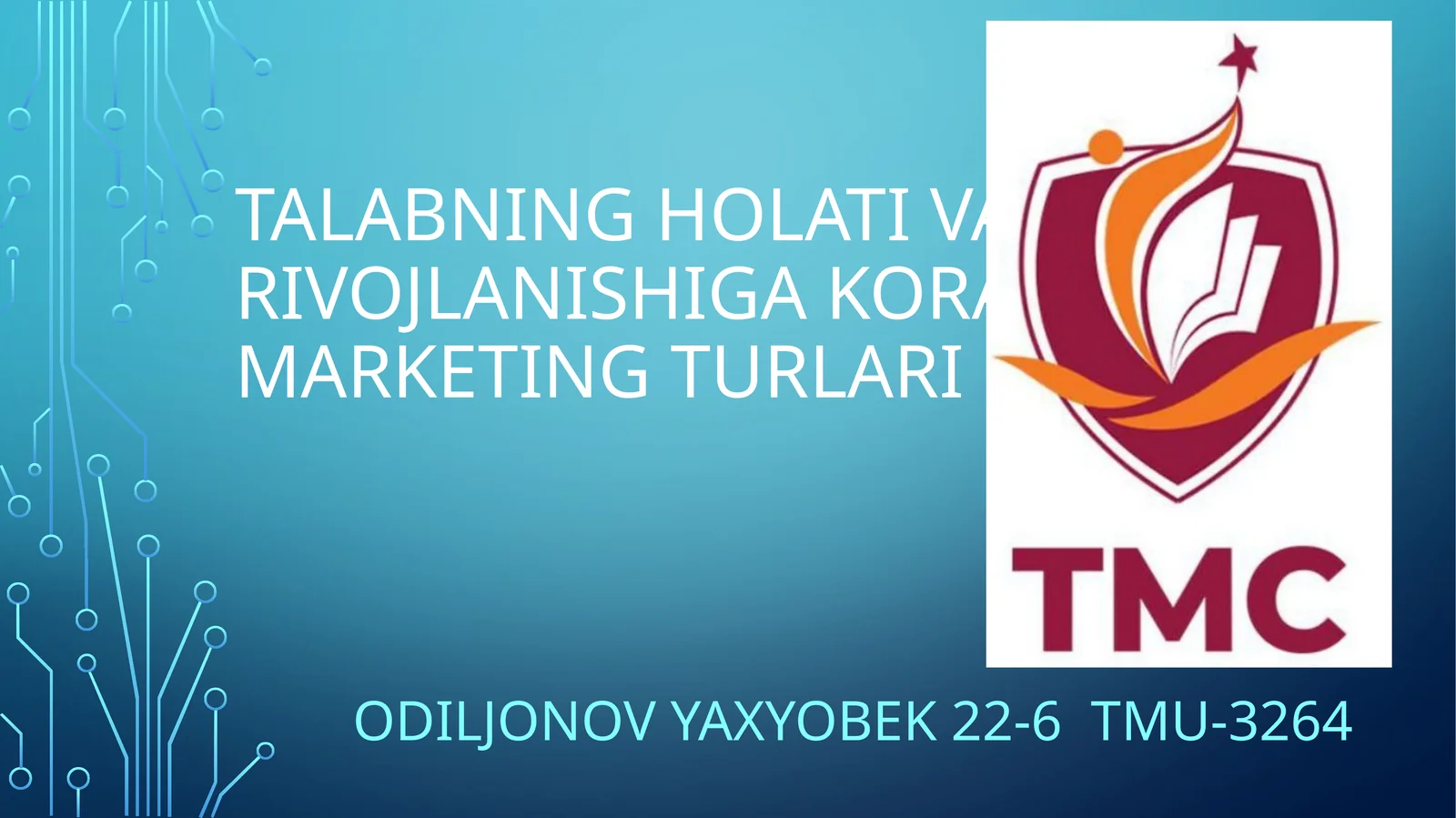 Marketingda talab nima