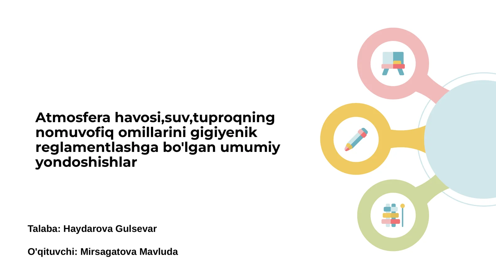 Atmosfera Havasining Muhimligi