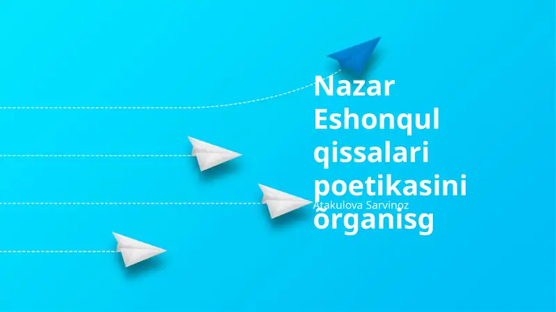 Nazar Eshonqul hikoyalari