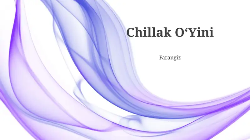 Chillak OʻYini