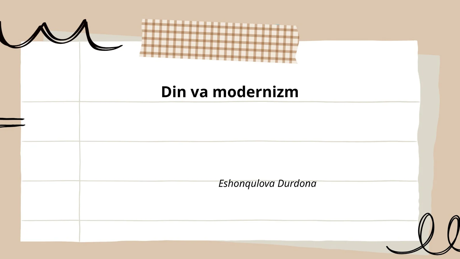 Традиционализм ва модернизм тушунчаси