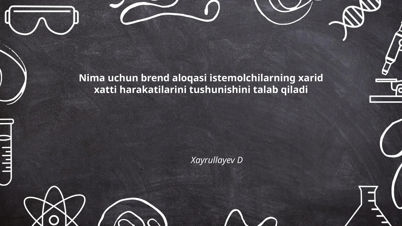 Xarid xatti harakatlarini tushunish