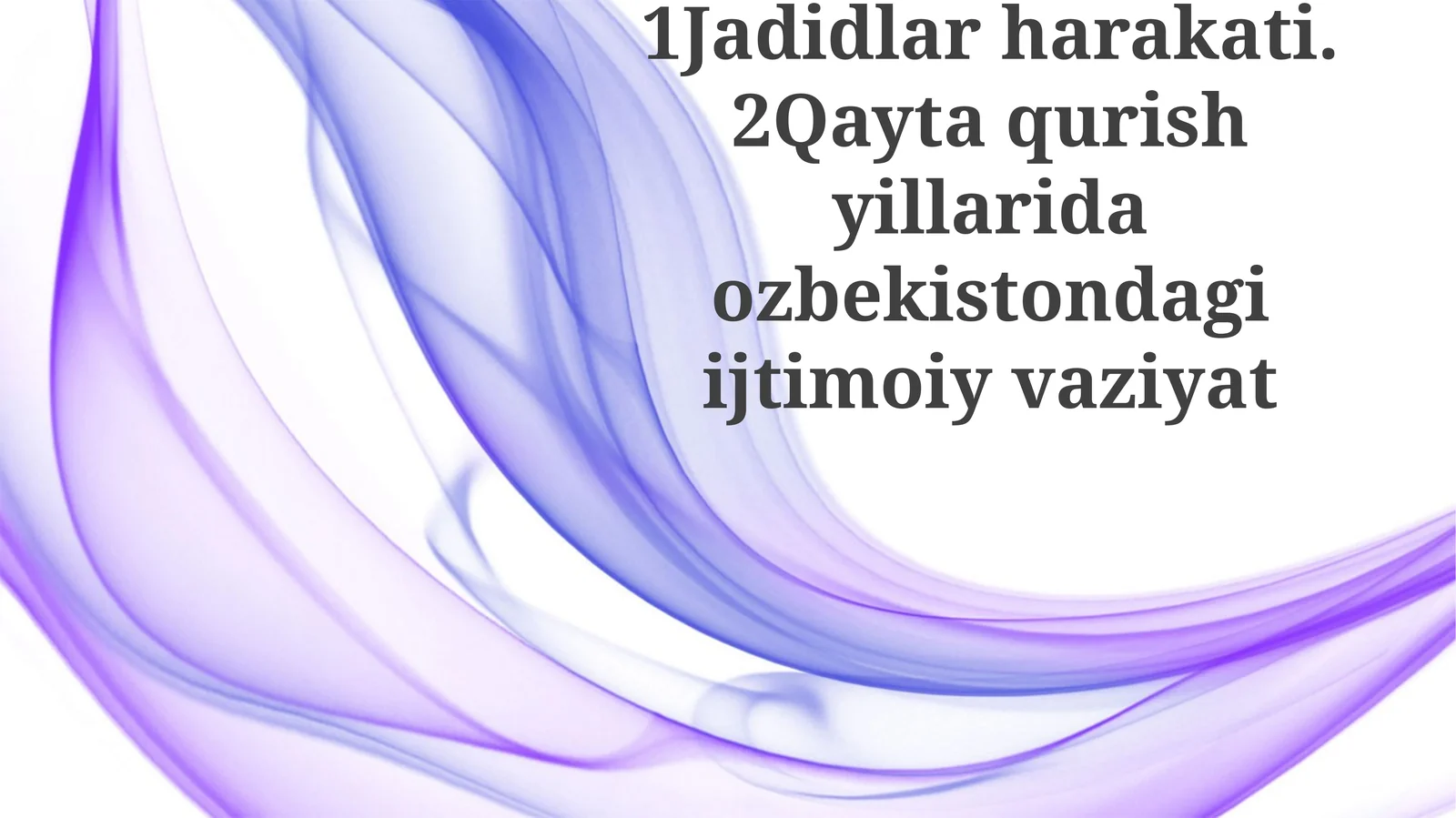 Jadid Harakati: Isloh va Qarshilik