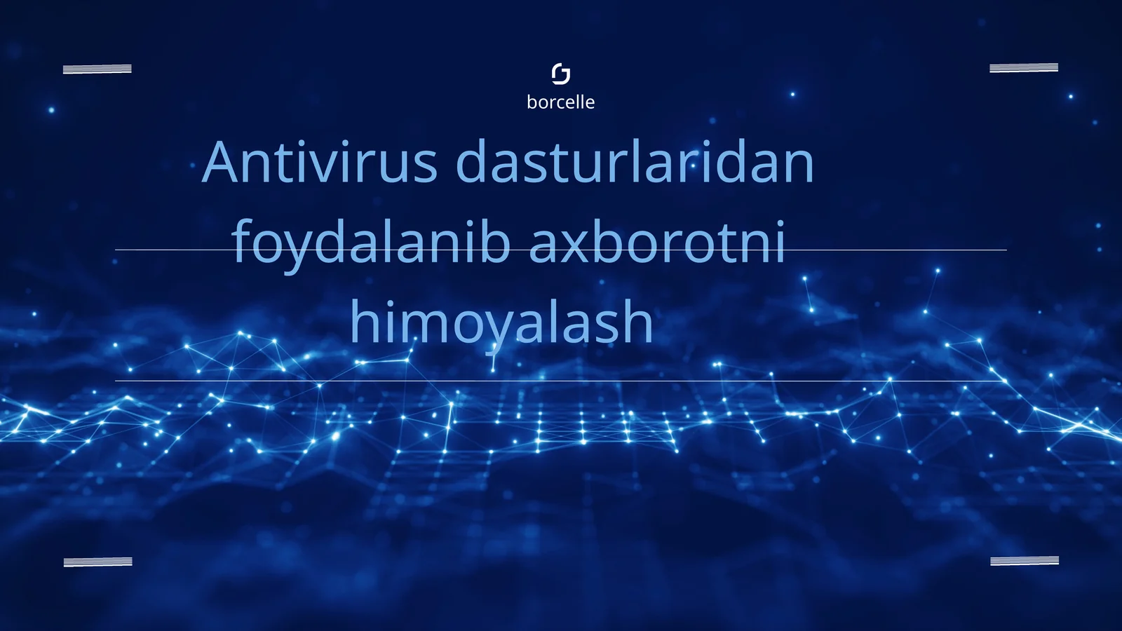 Antivirus dasturlaridan foydalanib axborotni himoyalash