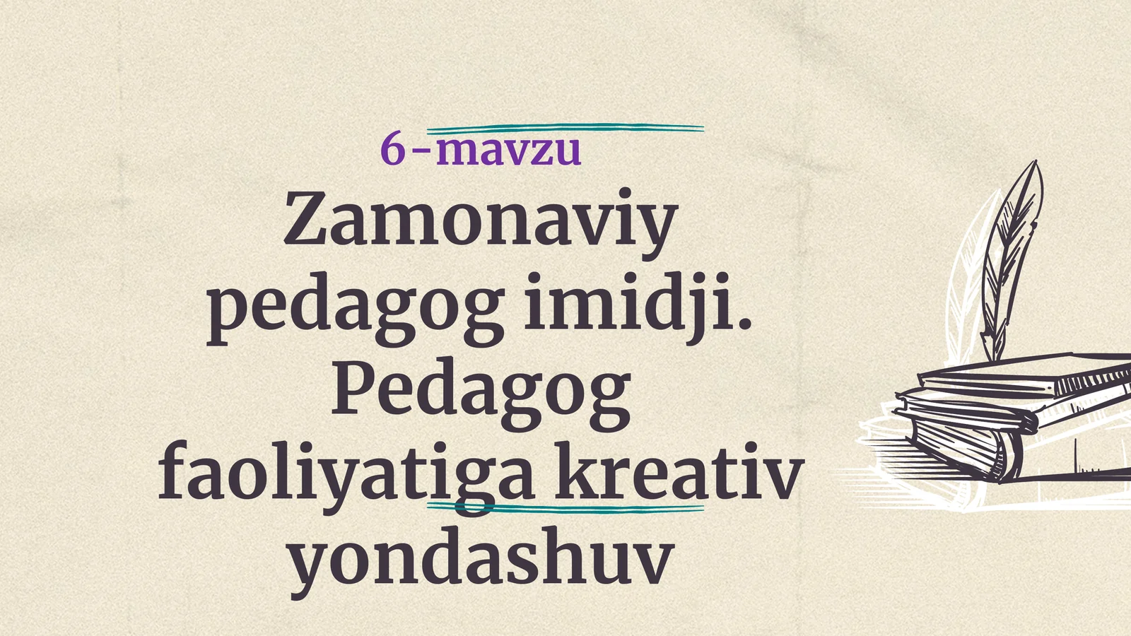 Zamonaviy pedagogika