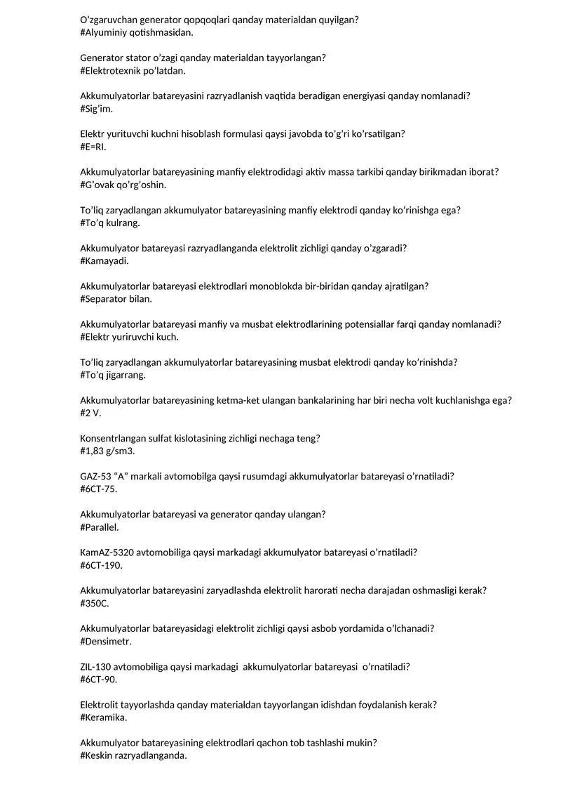 Akkumulyatorlar batareyasi