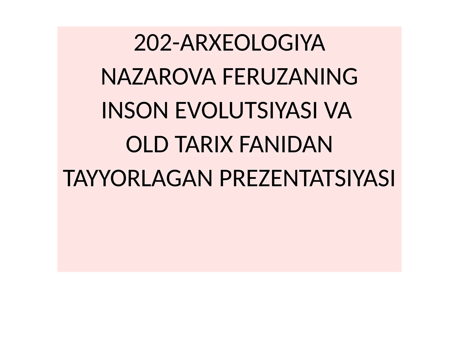 MA'NAVIY MADANIYAT