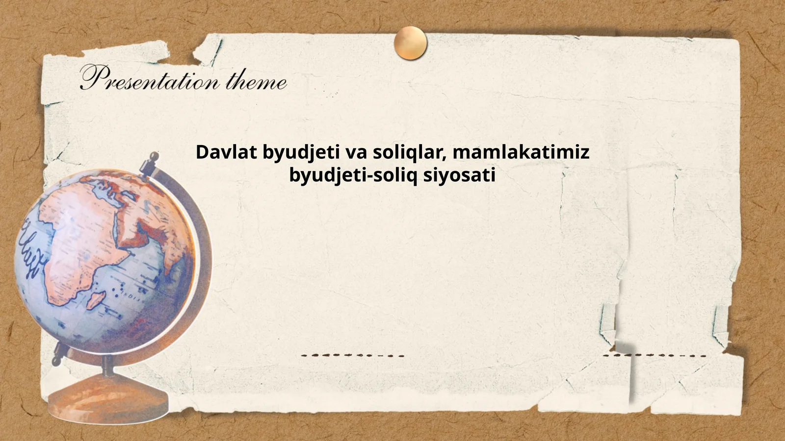 Davlat byudjeti va soliqlar, mamlakatimiz byudjeti-soliq siyosati