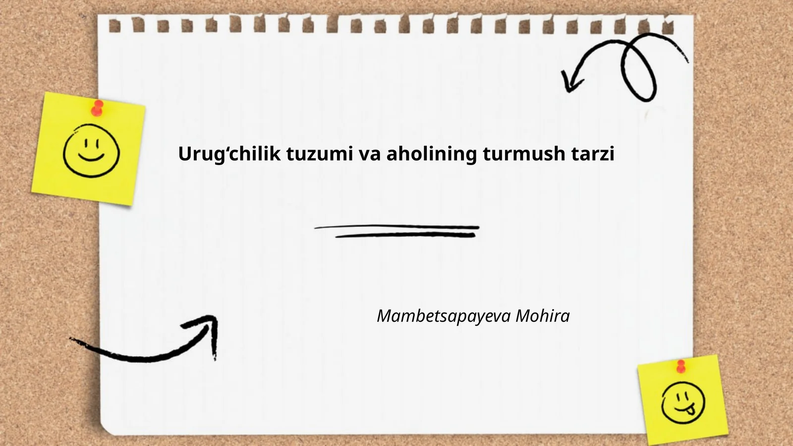 Urug‘chilik tuzumi va aholining turmush tarzi